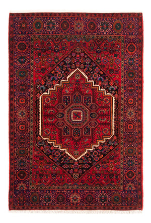 Perserteppich - Nomadic - 155 x 101 cm - rot