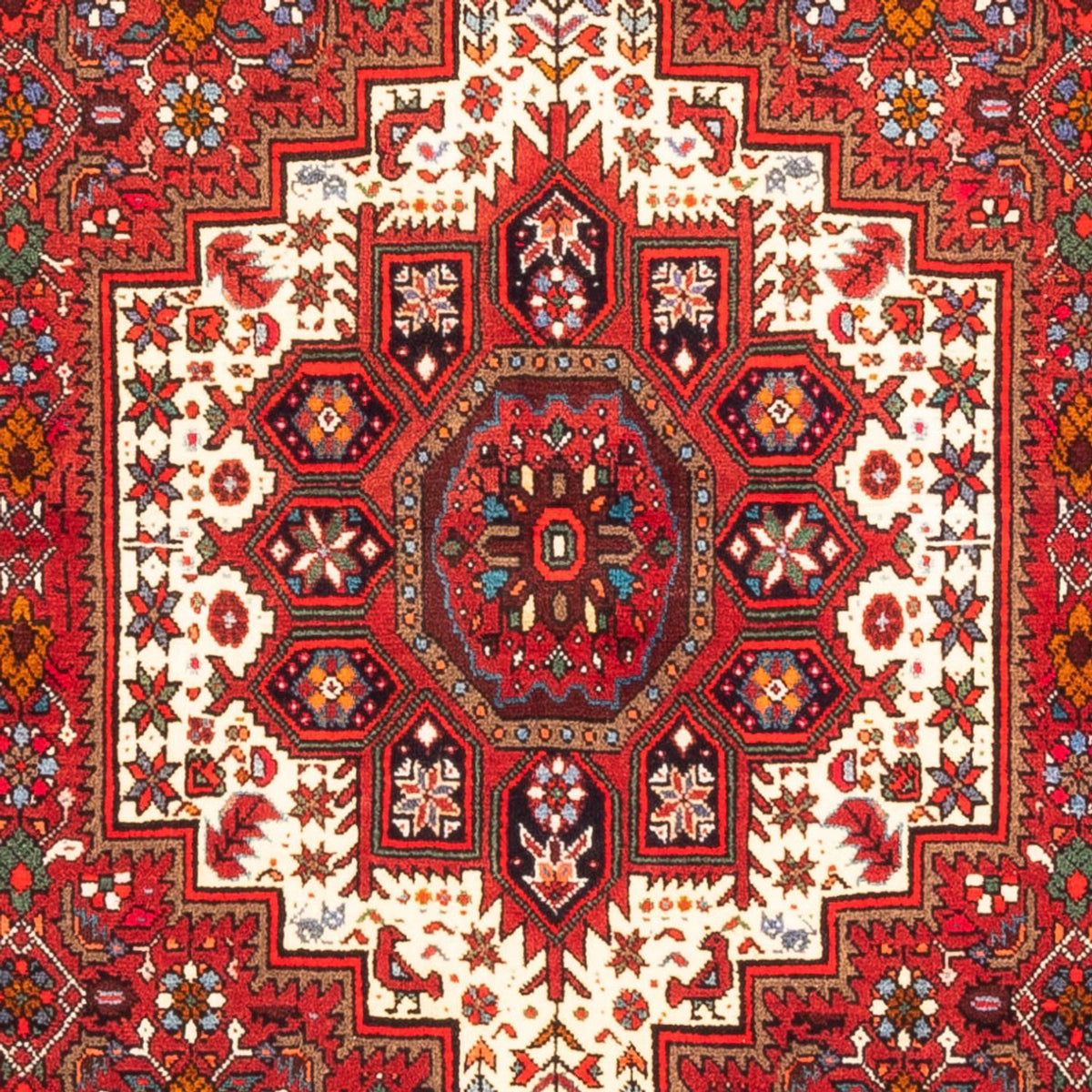 Perserteppich - Nomadic - 147 x 103 cm - rot