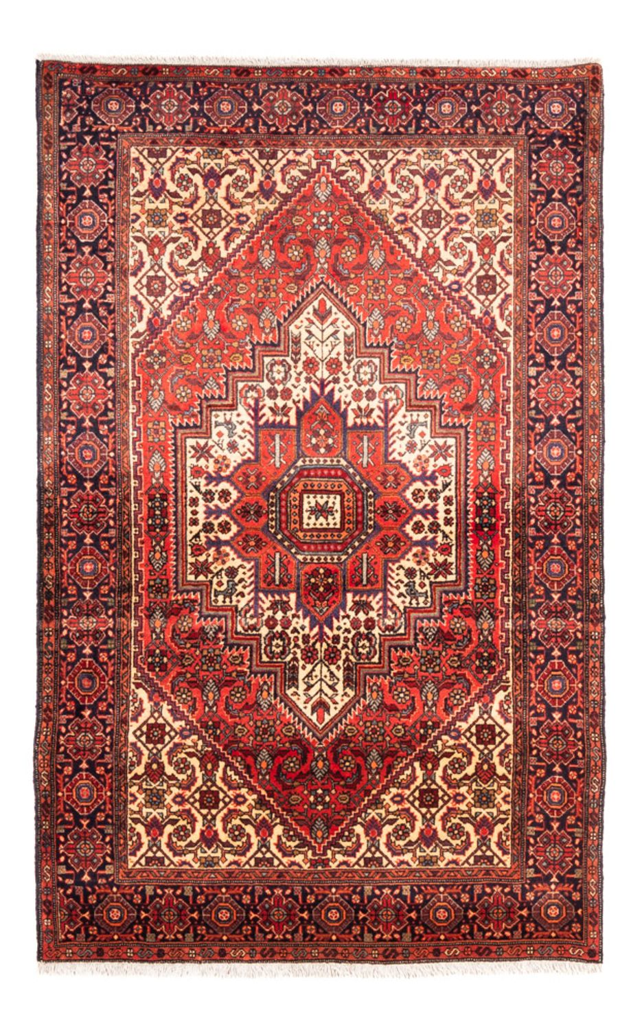 Perserteppich - Nomadic - 153 x 103 cm - rot