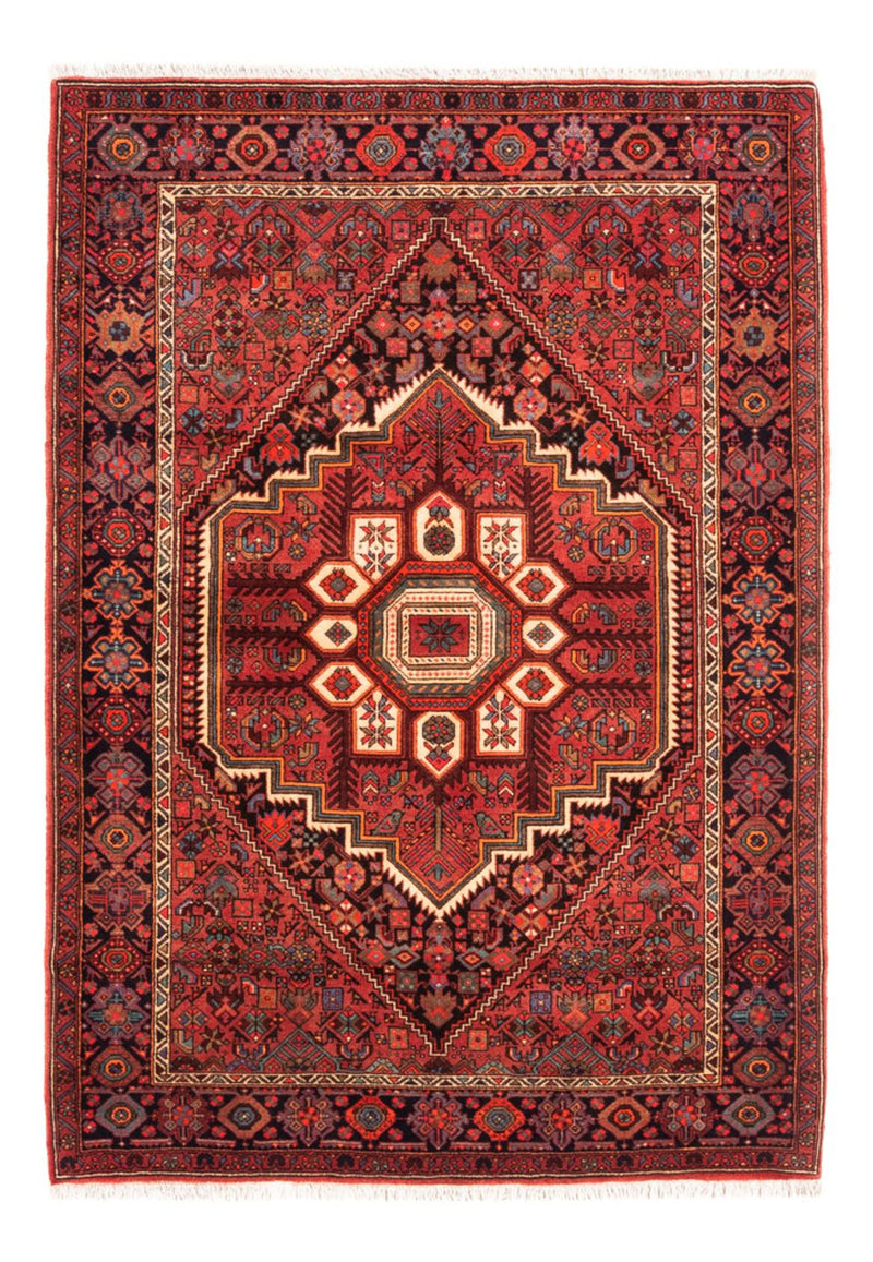 Perserteppich - Nomadic - 146 x 104 cm - rot