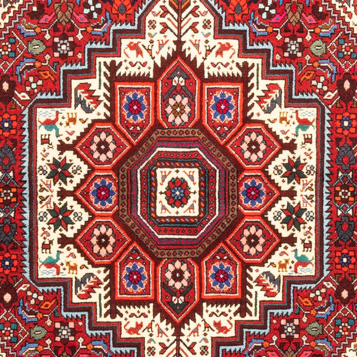 Perserteppich - Nomadic - 153 x 101 cm - rot