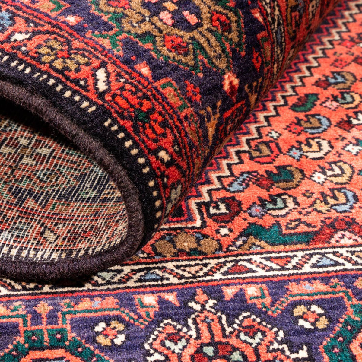 Perski dywan - Nomadyczny - 148 x 100 cm - czerwony