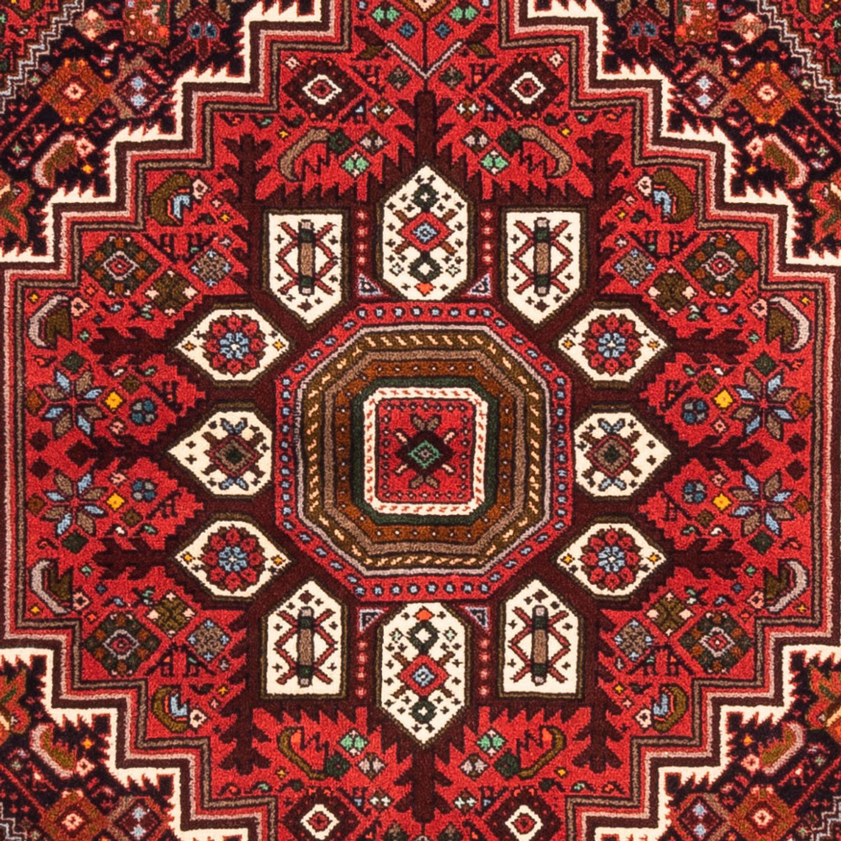 Perserteppich - Nomadic - 155 x 103 cm - rot