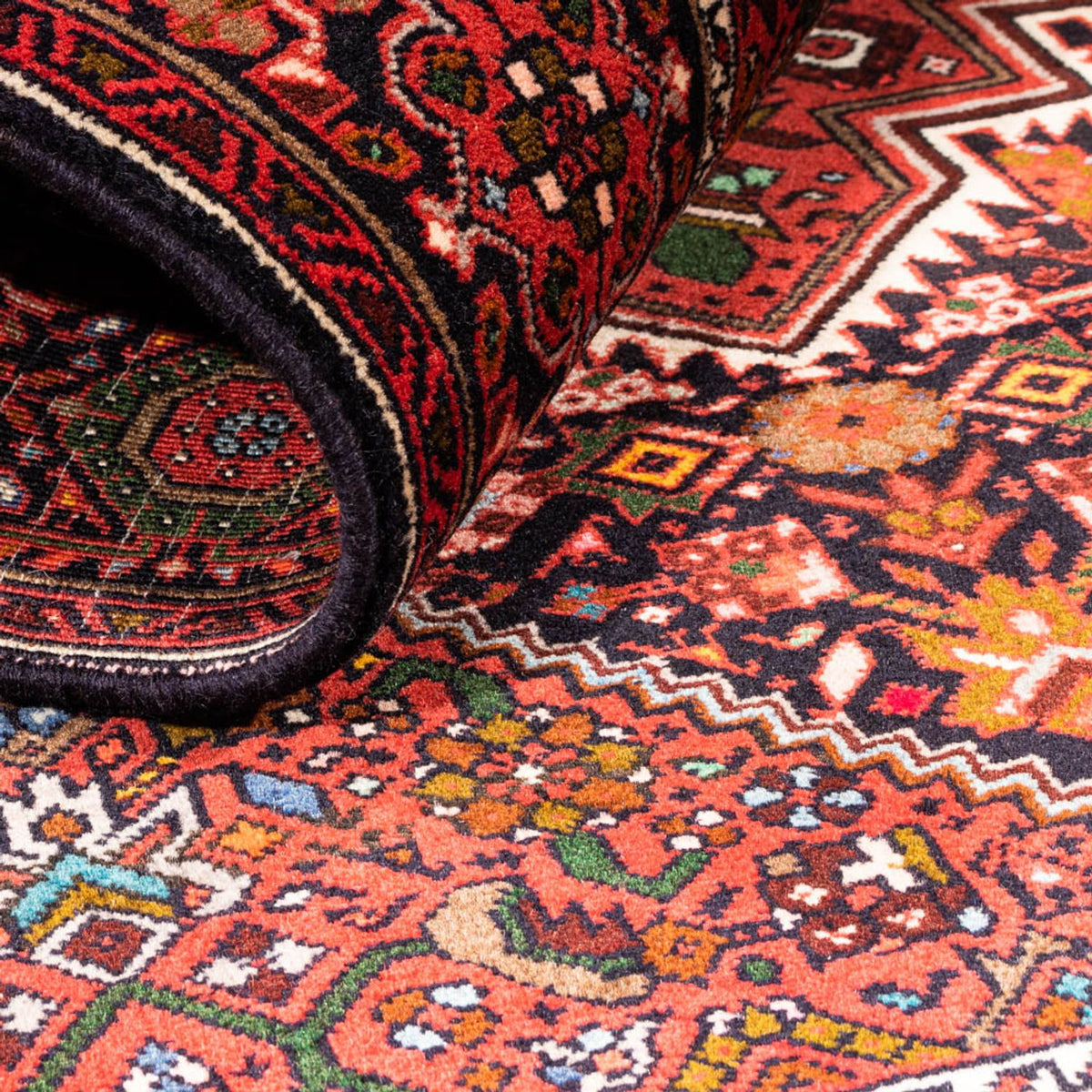 Perserteppich - Nomadic - 155 x 103 cm - rot