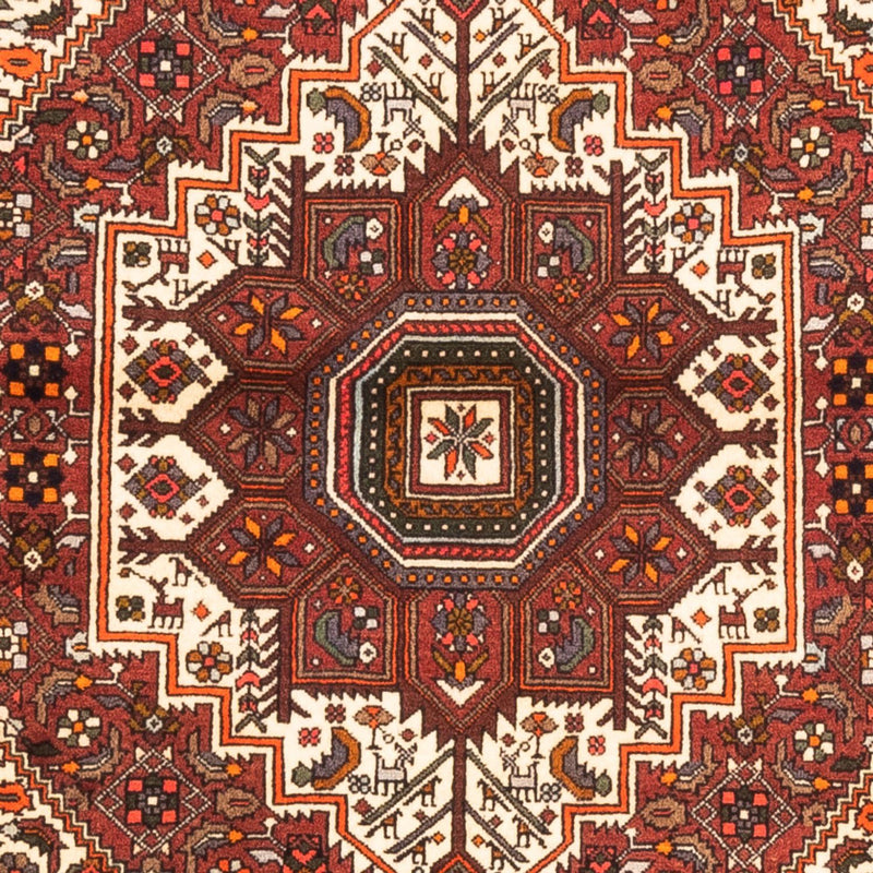 Perski dywan - Nomadyczny - 149 x 100 cm - czerwony