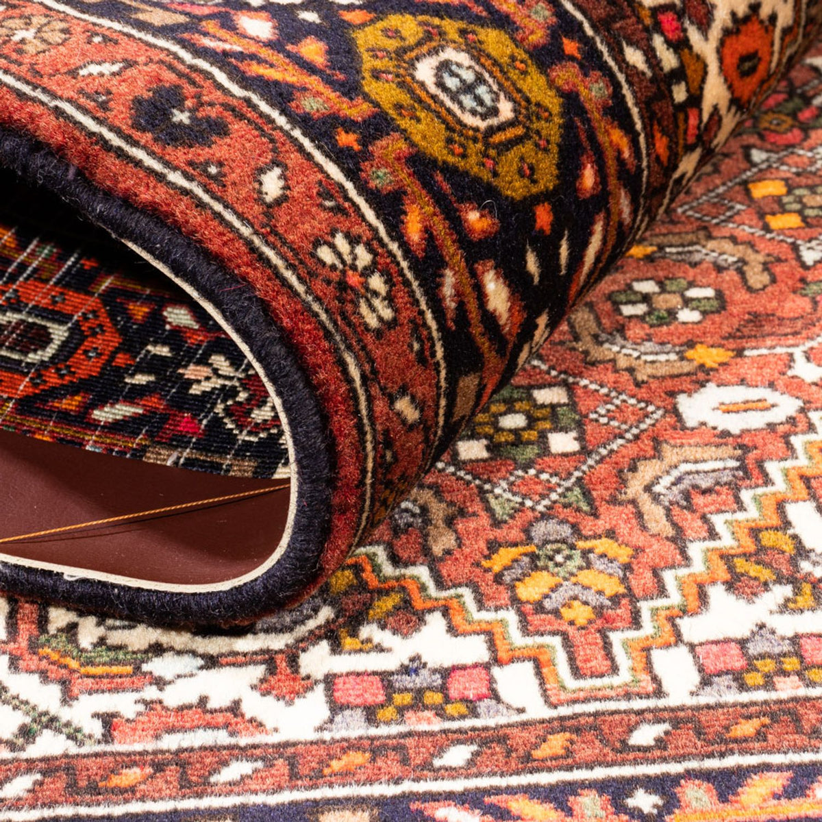 Perski dywan - Nomadyczny - 149 x 100 cm - czerwony