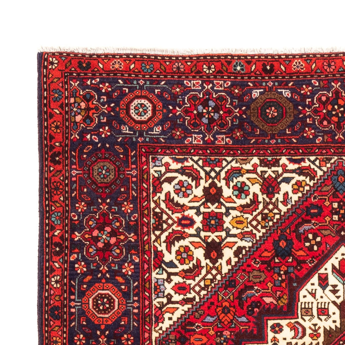 Perserteppich - Nomadic - 142 x 102 cm - rot