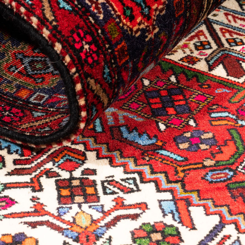 Perski dywan - Nomadyczny - 146 x 100 cm - czerwony