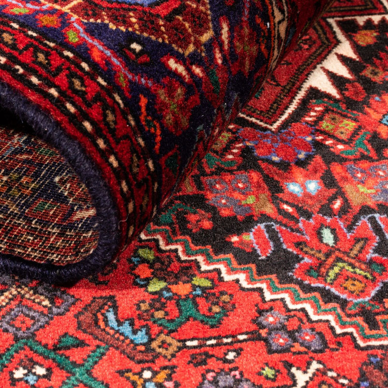 Perski dywan - Nomadyczny - 155 x 102 cm - czerwony