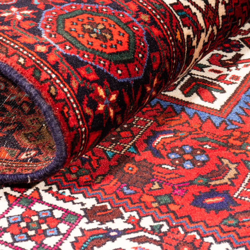 Perski dywan - Nomadyczny - 156 x 103 cm - czerwony