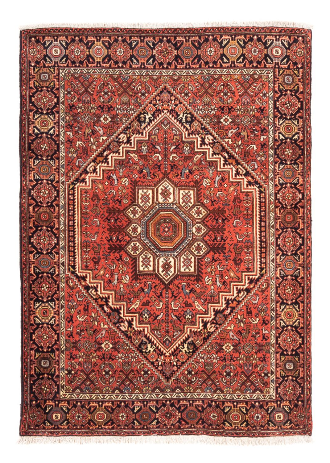 Perserteppich - Nomadic - 143 x 103 cm - rot