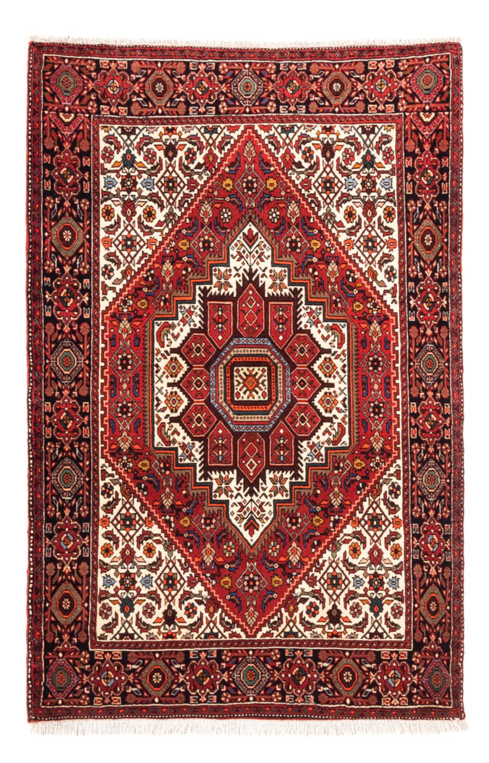 Perserteppich - Nomadic - 153 x 102 cm - rot