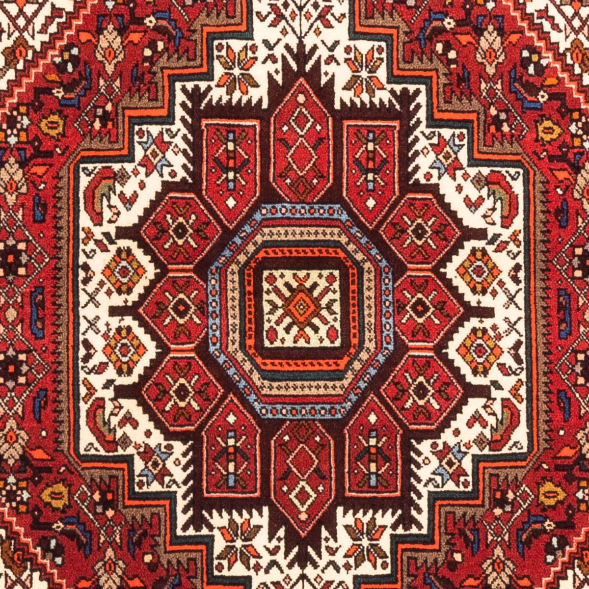 Perserteppich - Nomadic - 153 x 102 cm - rot