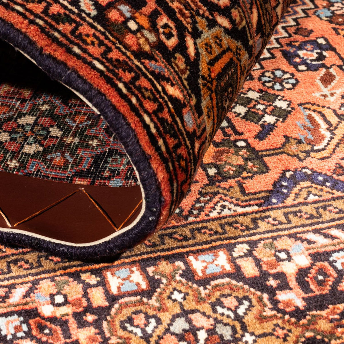 Perski dywan - Nomadyczny - 160 x 100 cm - czerwony