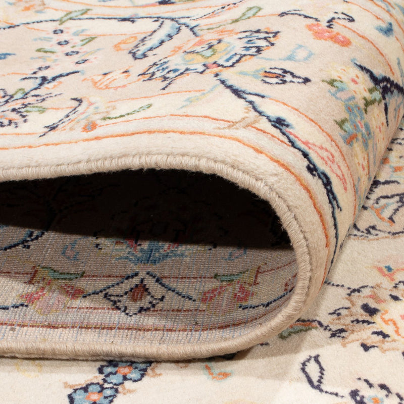 Dywan perski - Keshan - 296 x 196 cm - kremowy