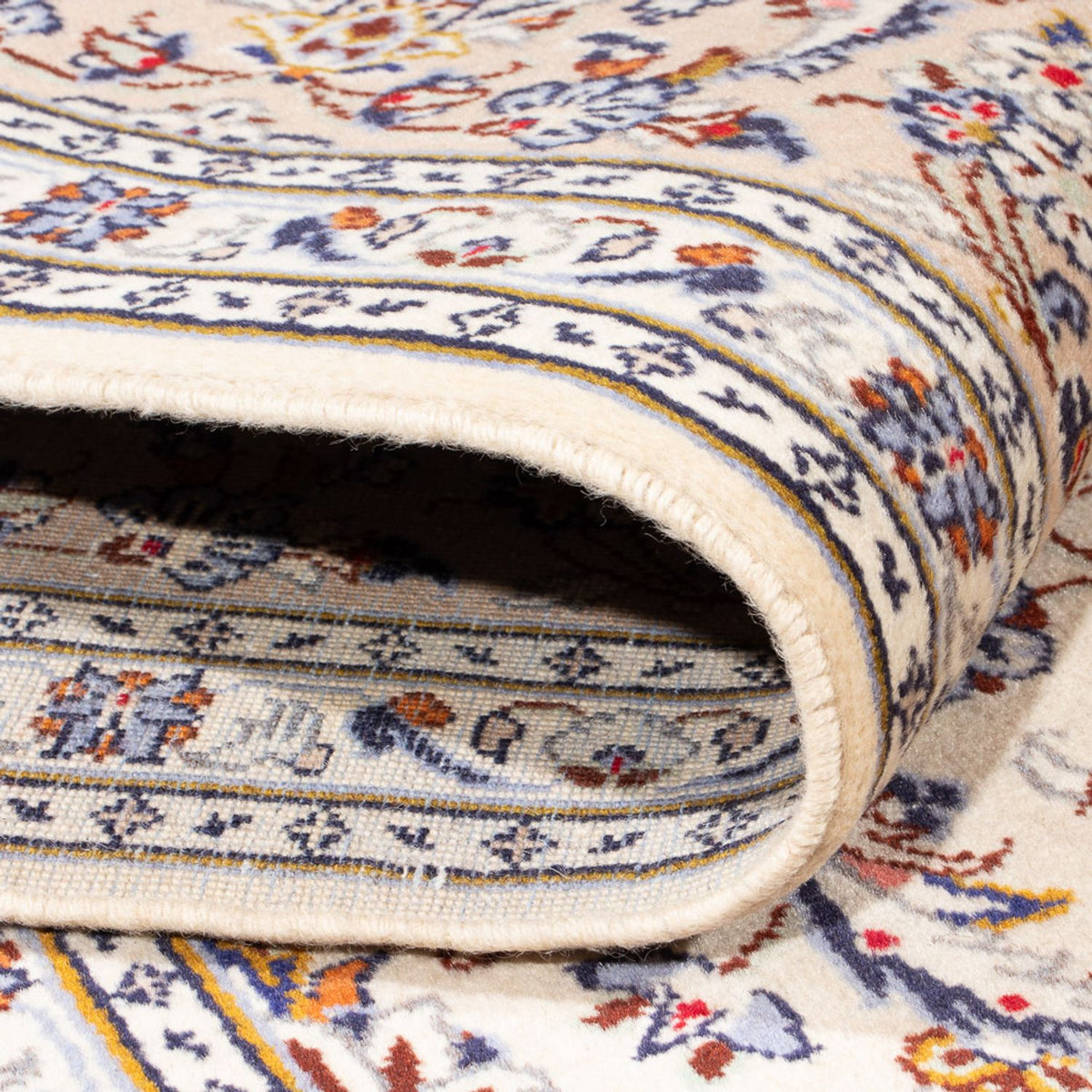 Dywan perski - Keshan - 302 x 194 cm - kremowy