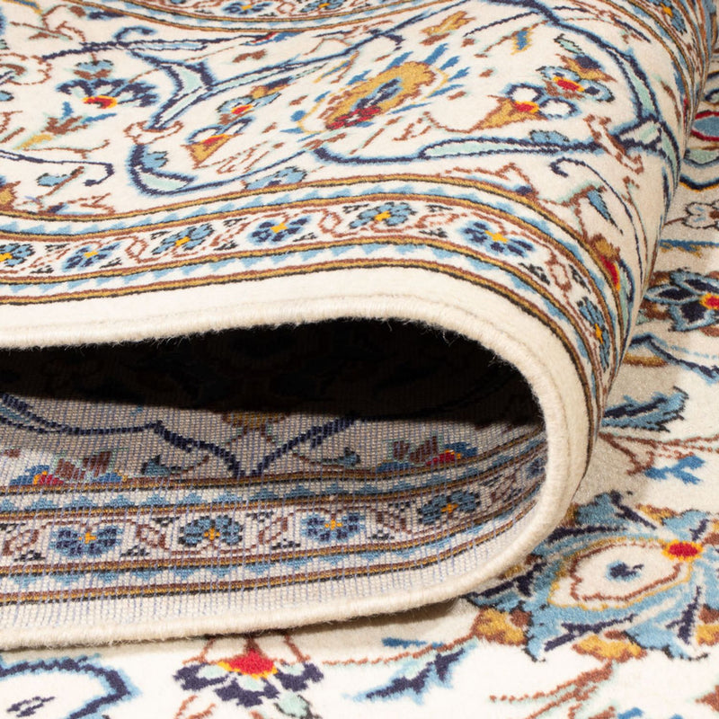 Dywan perski - Keshan - 304 x 196 cm - kremowy