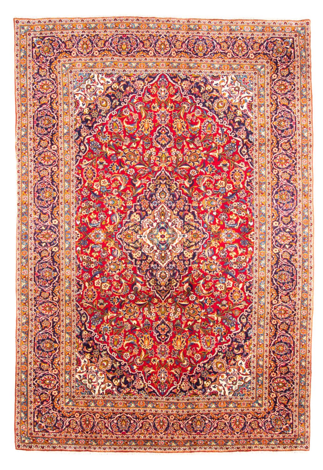Perserteppich - Keshan - 345 x 237 cm - rot