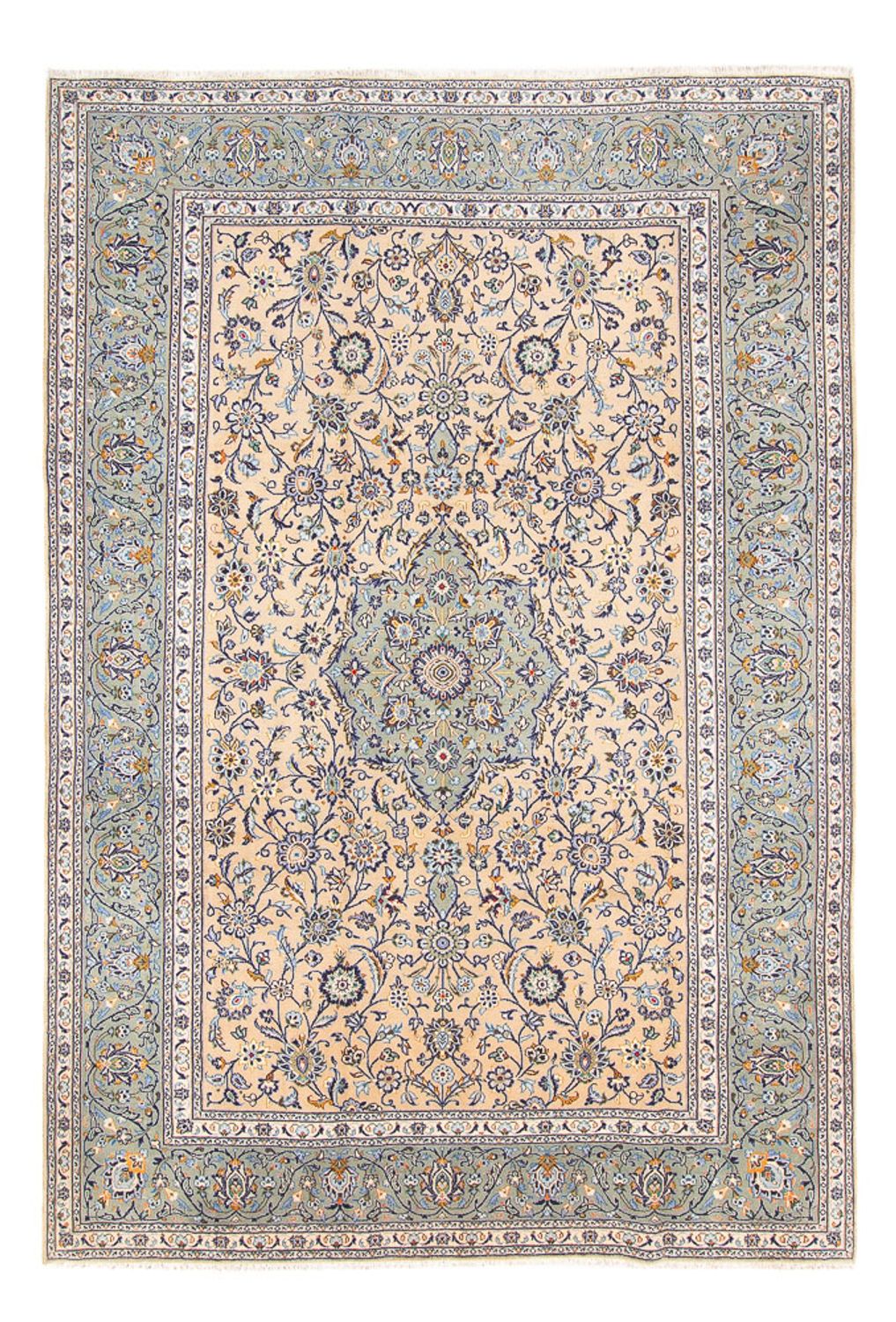 Dywan perski - Keshan - 344 x 245 cm - taupe