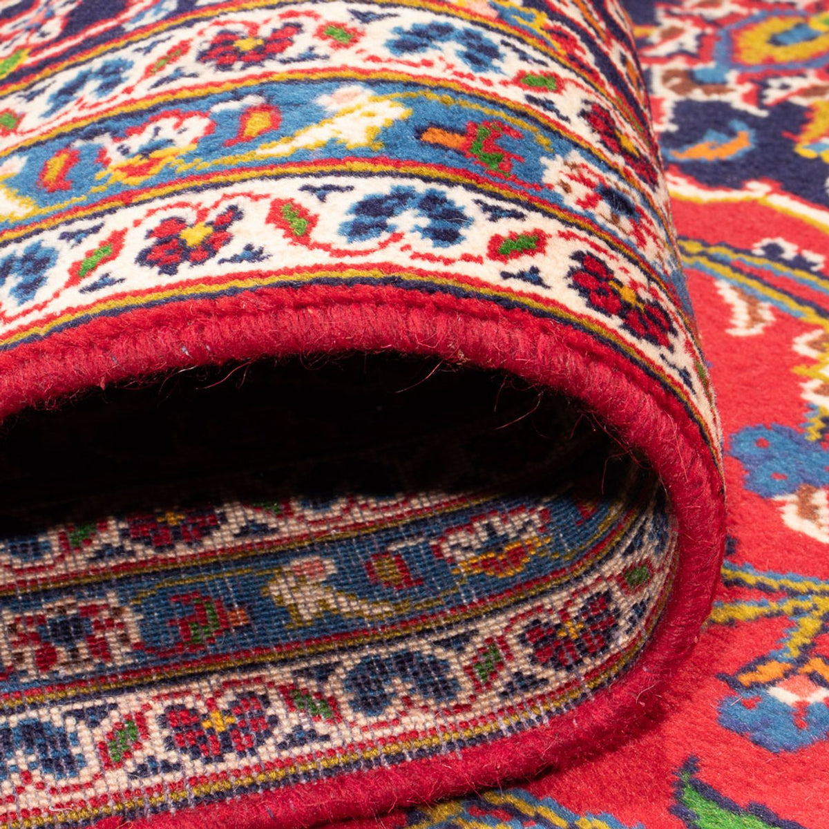 Dywan perski - Keshan - 343 x 247 cm - czerwony