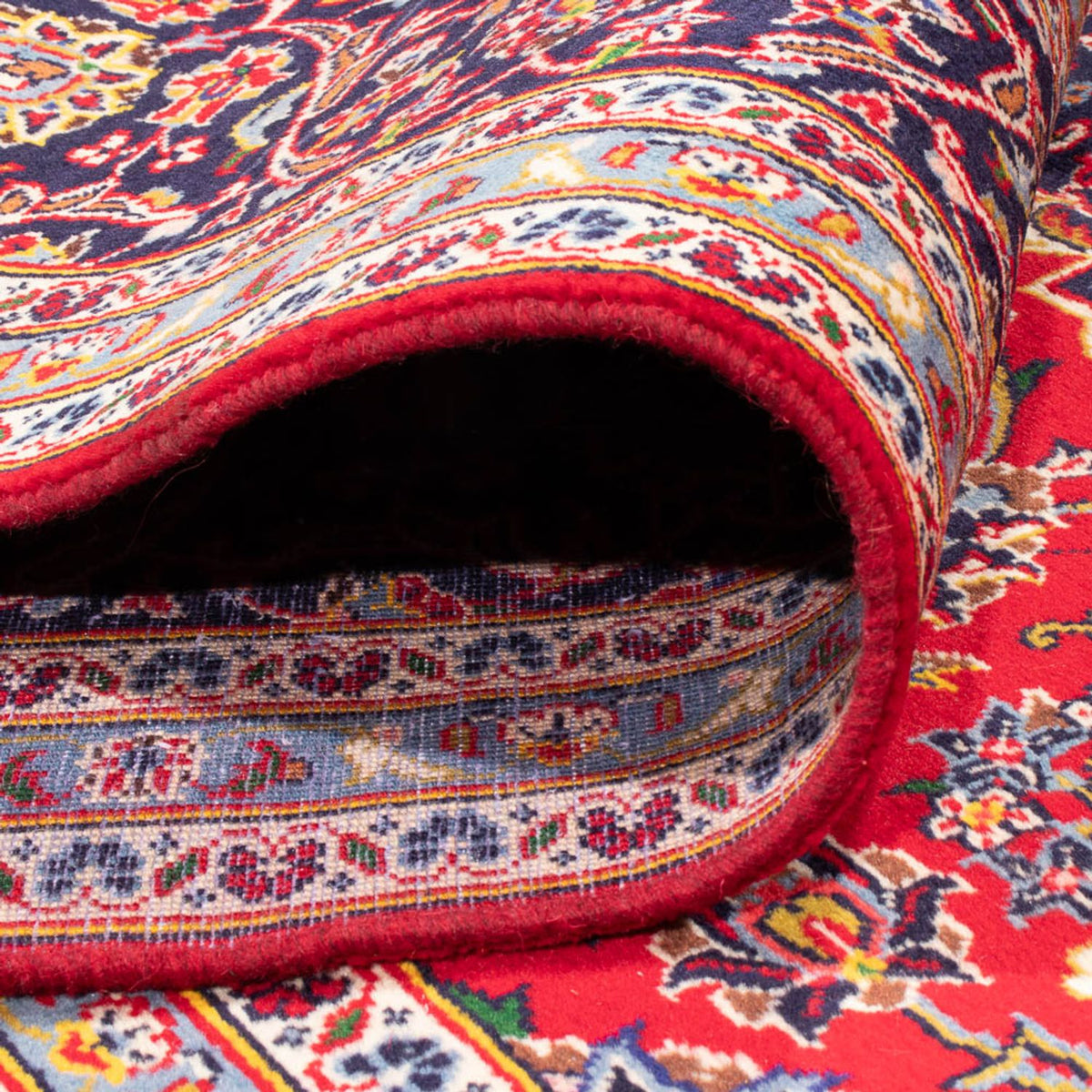 Dywan perski - Keshan - 346 x 247 cm - czerwony