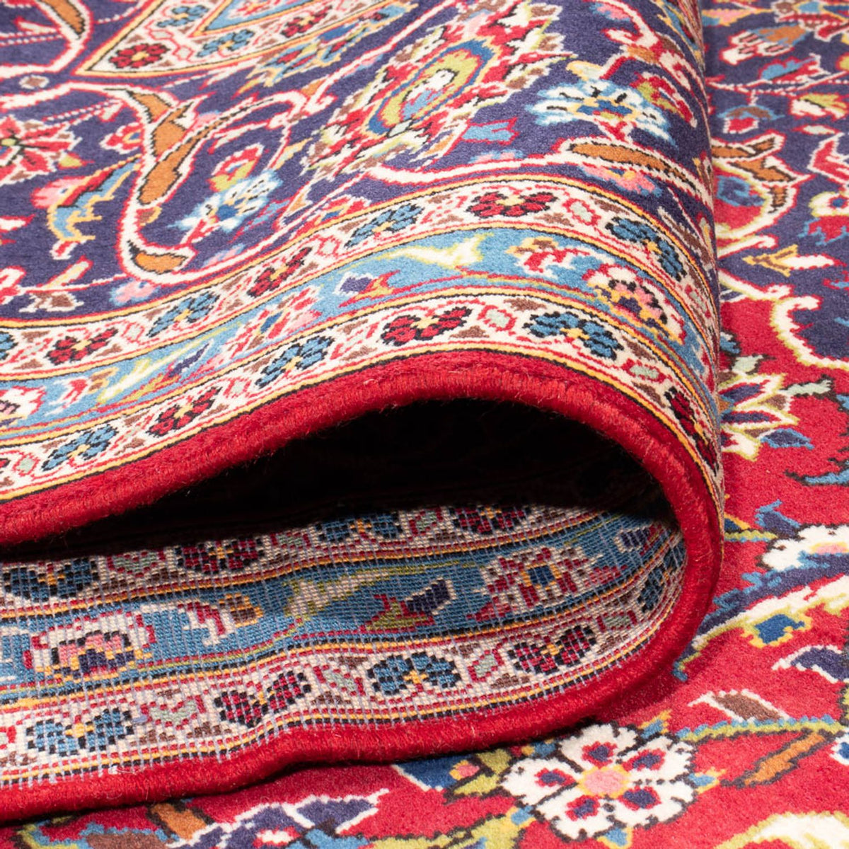 Dywan perski - Keshan - 348 x 247 cm - czerwony