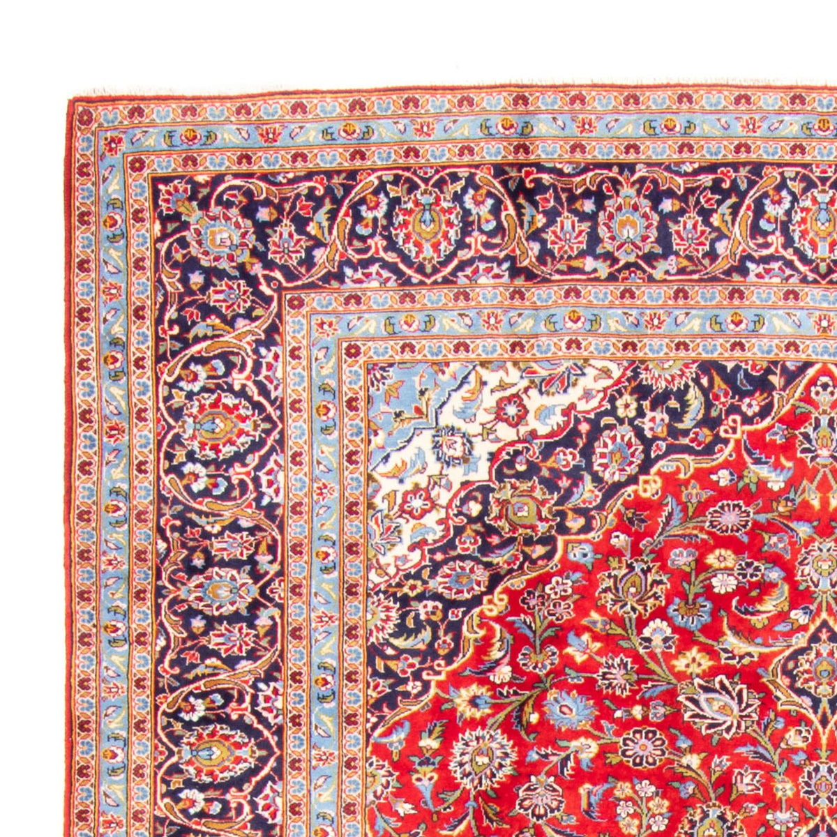 Dywan perski - Keshan - 350 x 248 cm - czerwony