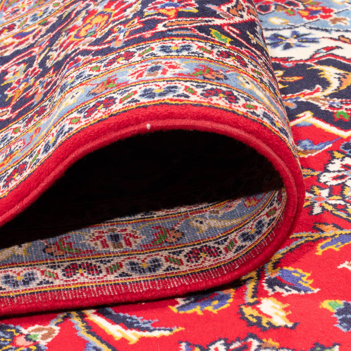 Dywan perski - Keshan - 347 x 250 cm - czerwony