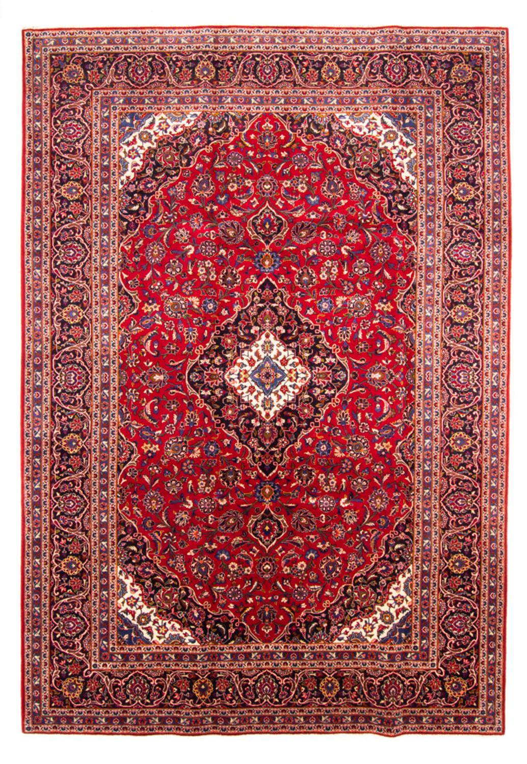 Perserteppich - Keshan - 358 x 244 cm - rot