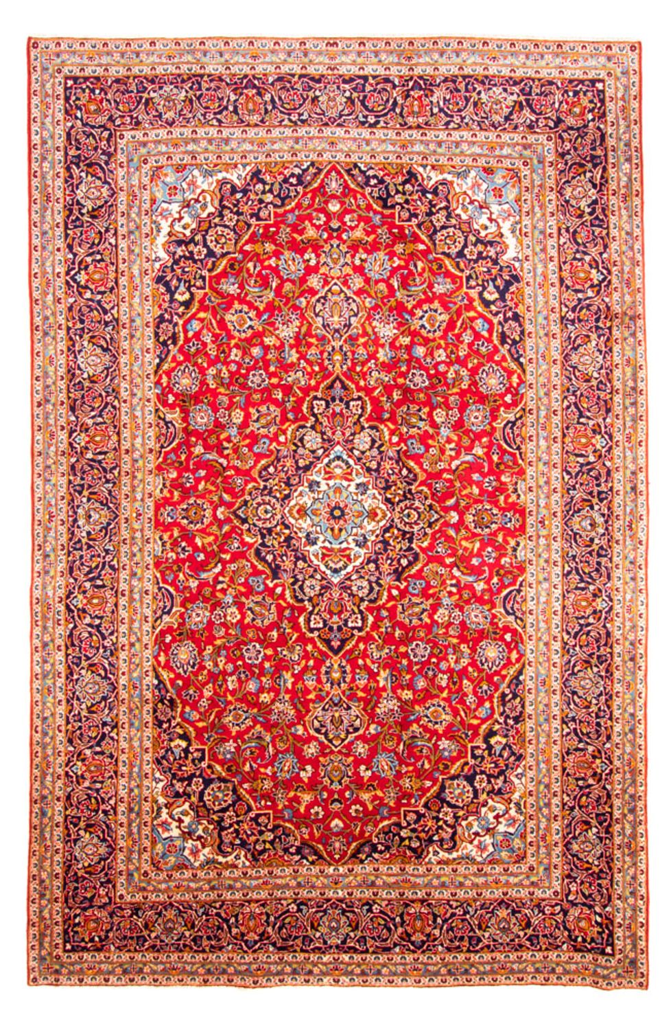 Perserteppich - Keshan - 374 x 240 cm - rot