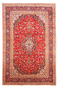 Perserteppich - Keshan - 374 x 240 cm - rot