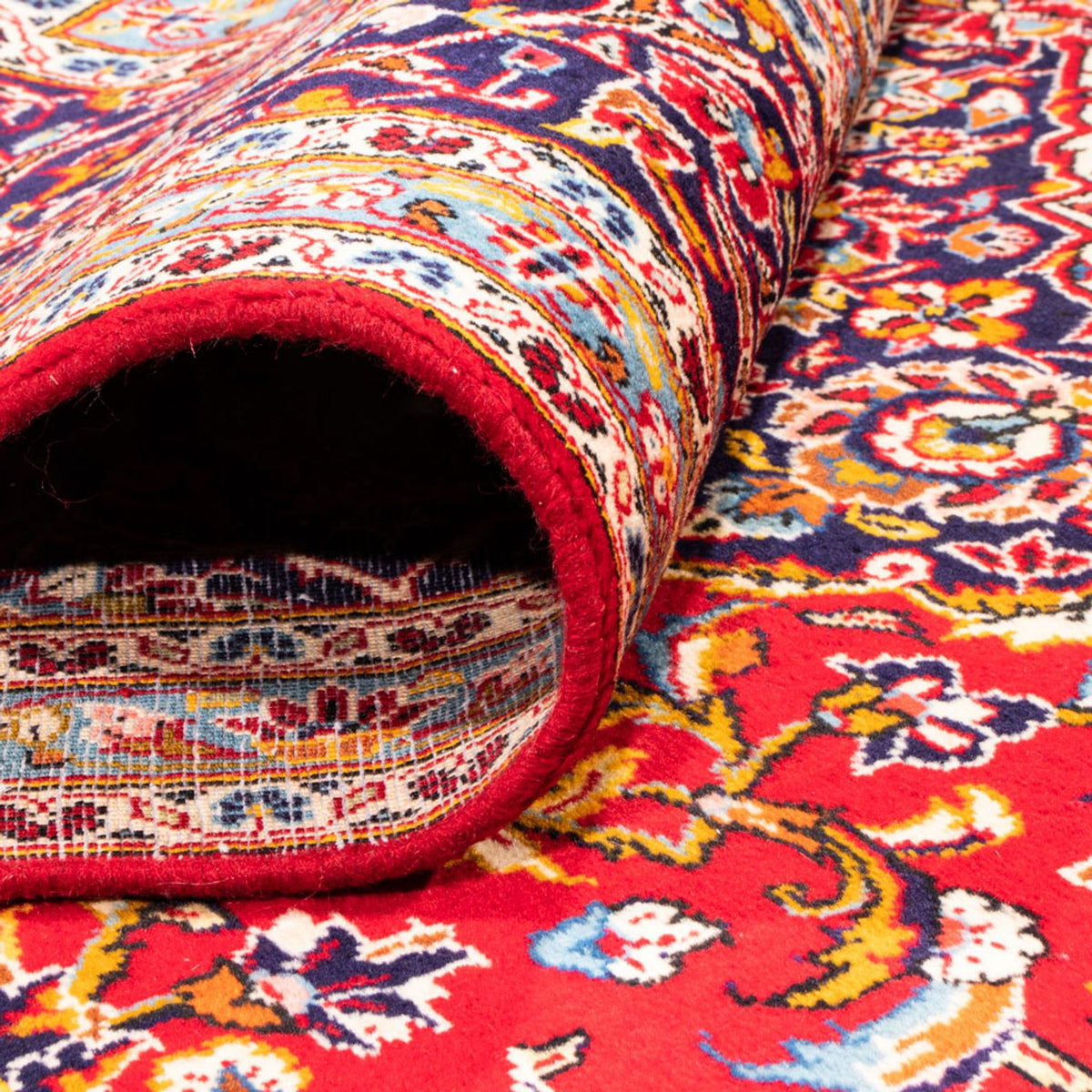 Perserteppich - Keshan - 374 x 240 cm - rot