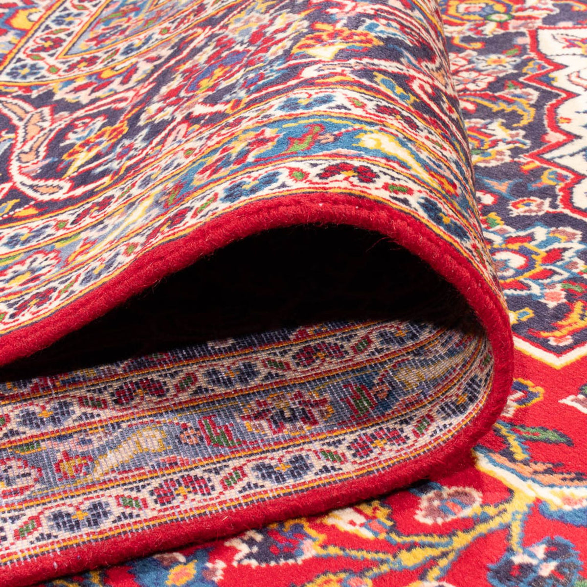 Dywan perski - Keshan - 372 x 248 cm - czerwony