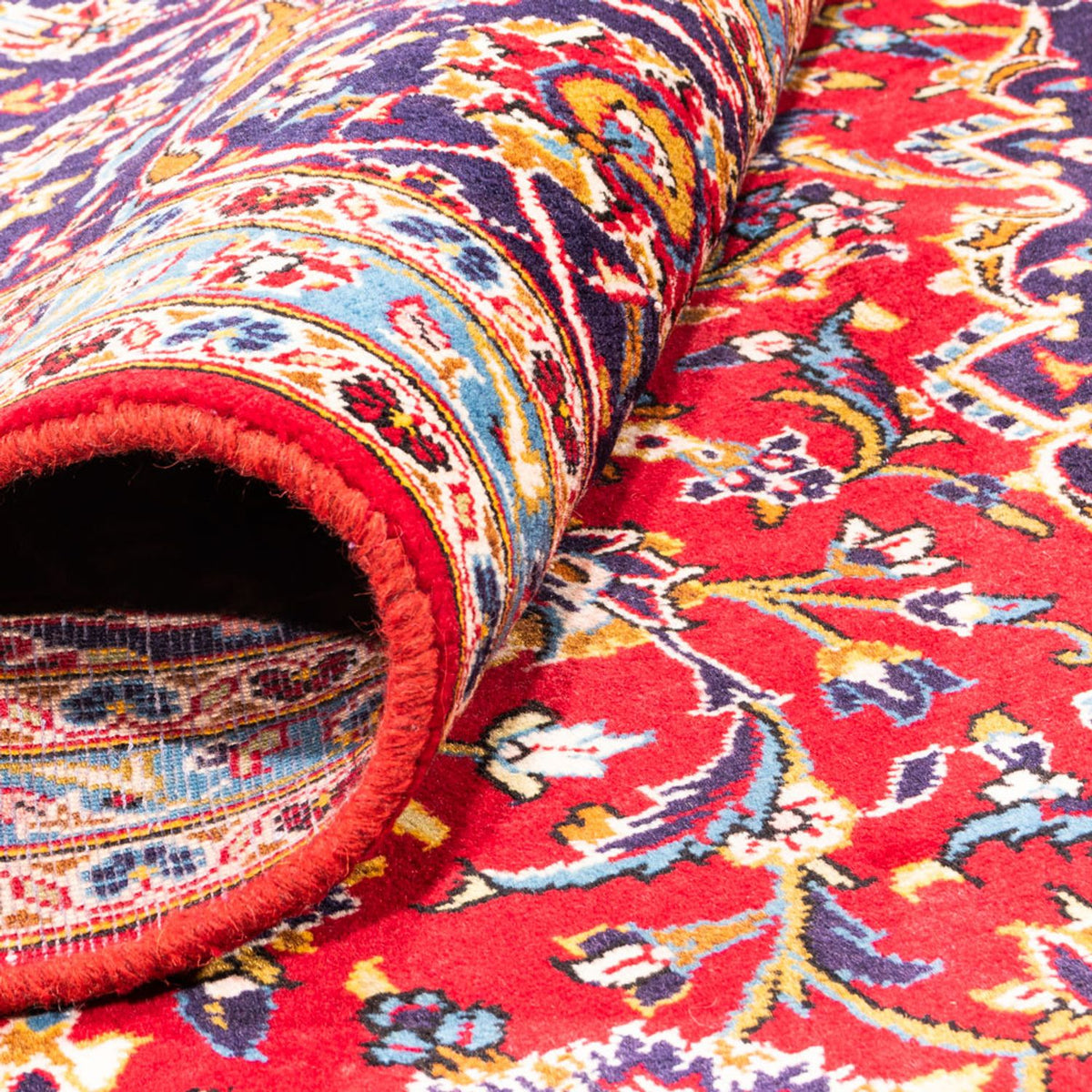 Dywan perski - Keshan - 380 x 248 cm - czerwony