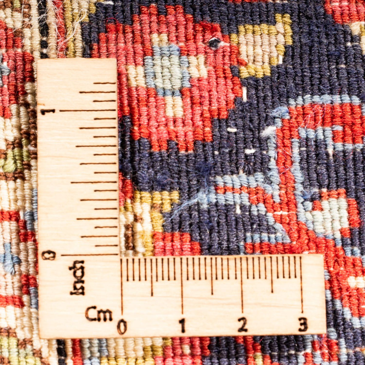 Läufer Perser - Ghom - 217 x 63 cm - dunkelblau