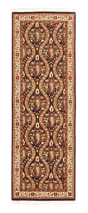 Läufer Perser - Ghom - 160 x 53 cm - dunkelblau