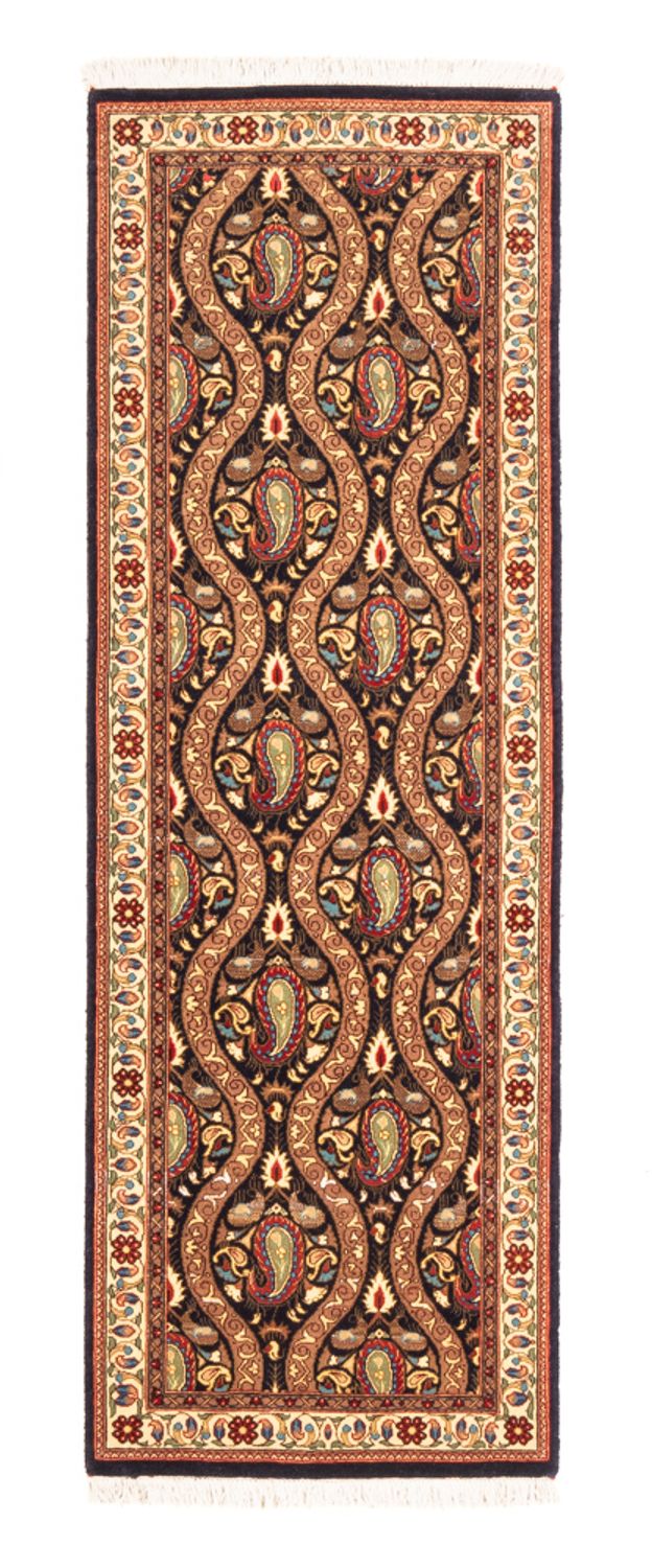 Läufer Perser - Ghom - 160 x 53 cm - dunkelblau