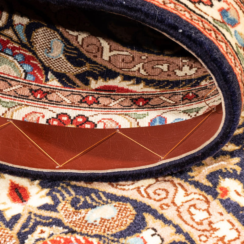 Läufer Perser - Ghom - 160 x 53 cm - dunkelblau