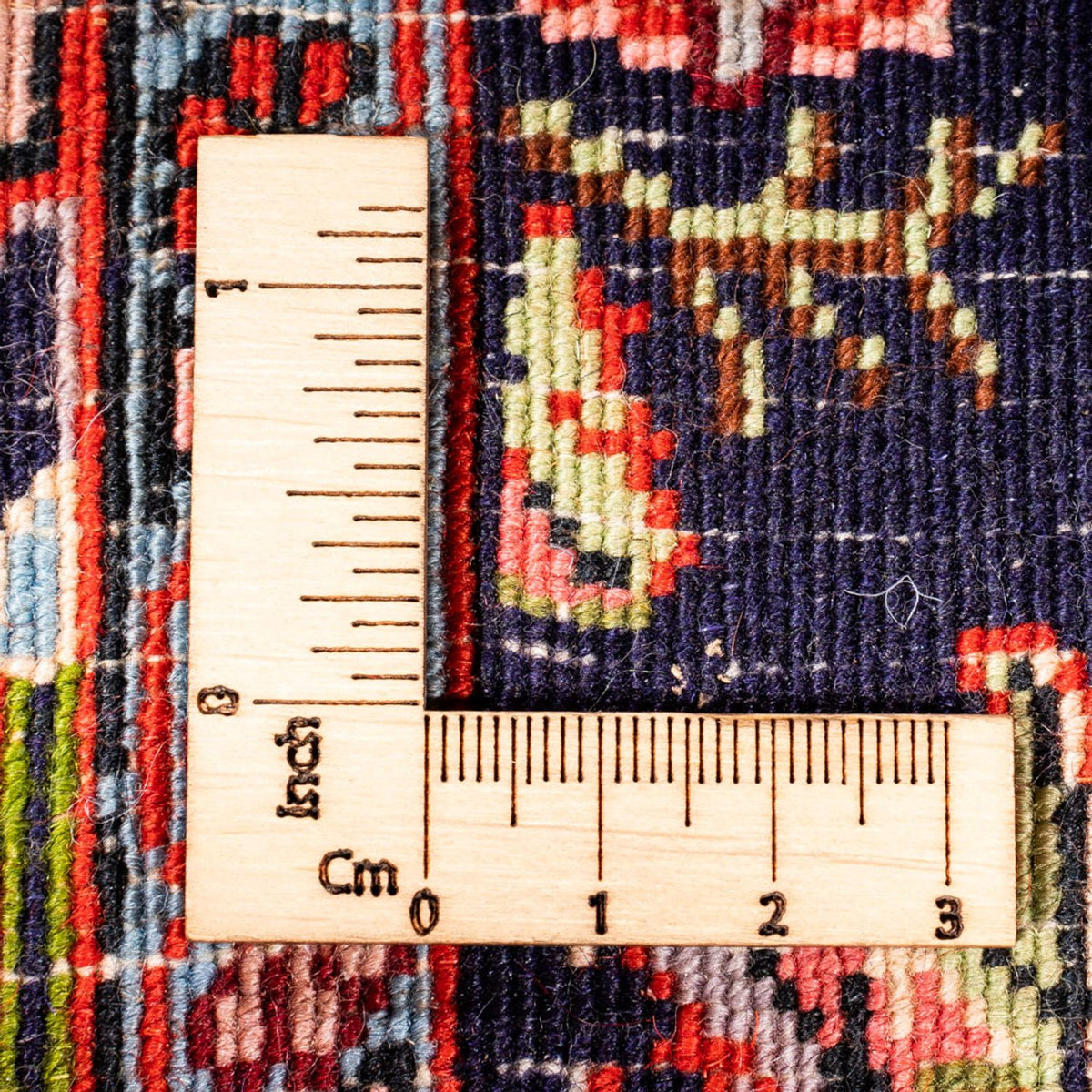 Läufer Perser - Bidjar - 204 x 73 cm - dunkelblau