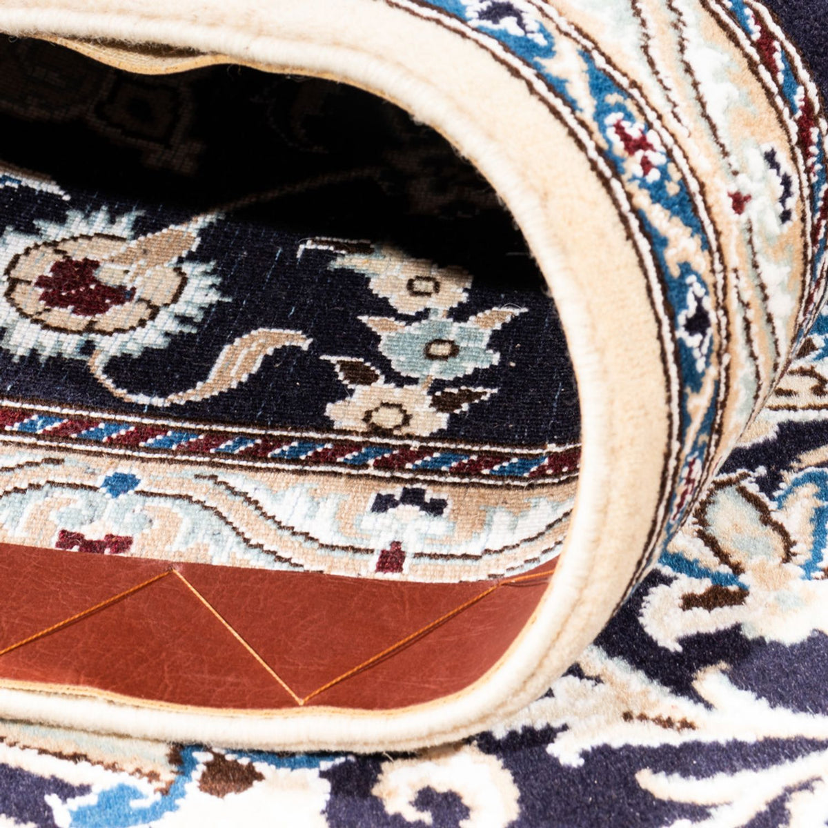 Läufer Perser - Nain - 190 x 68 cm - dunkelblau