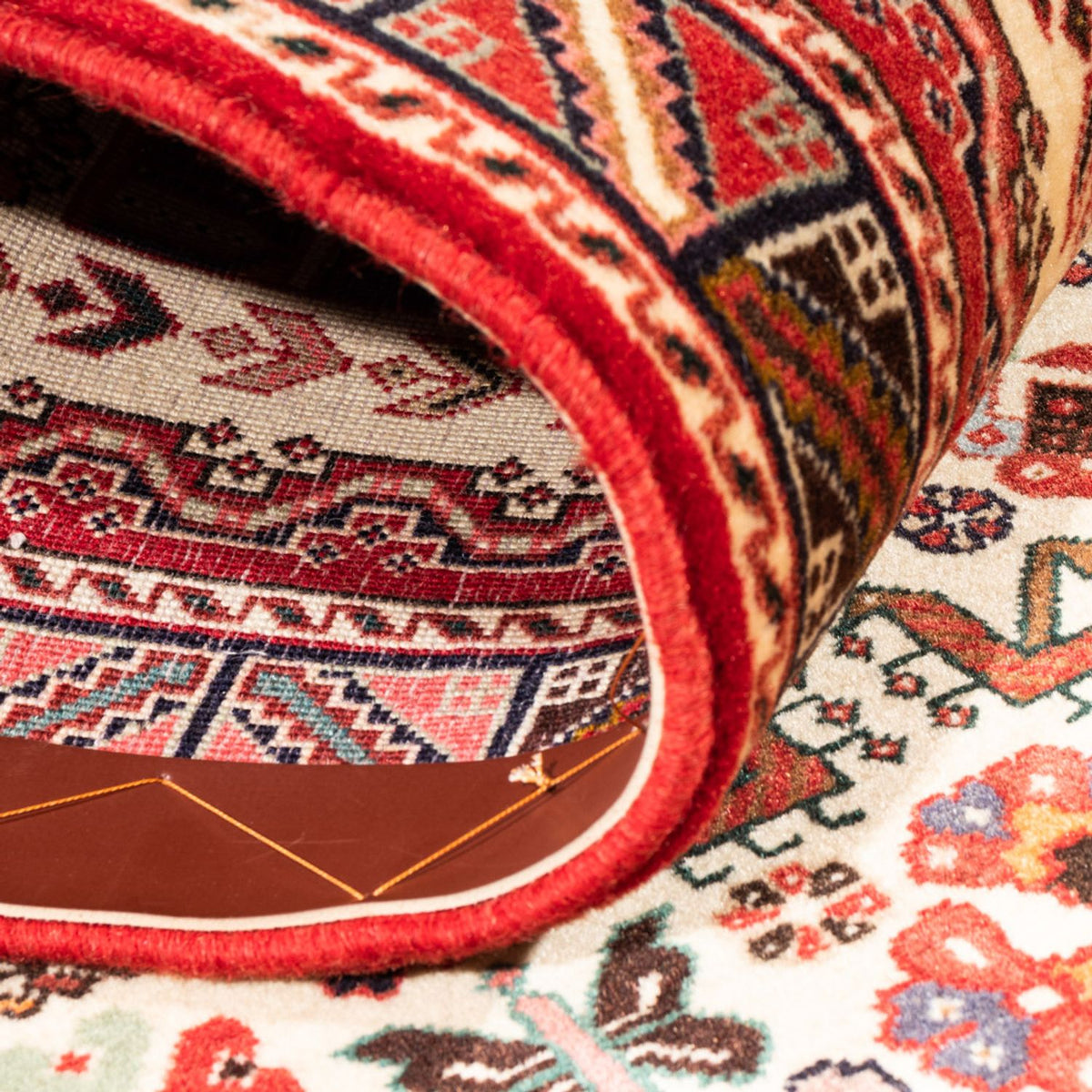 Biegacz Perski dywan - Nomadyczny - 200 x 82 cm - kremowy