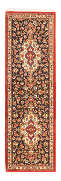 Läufer Perser - Ghom - 203 x 65 cm - dunkelblau