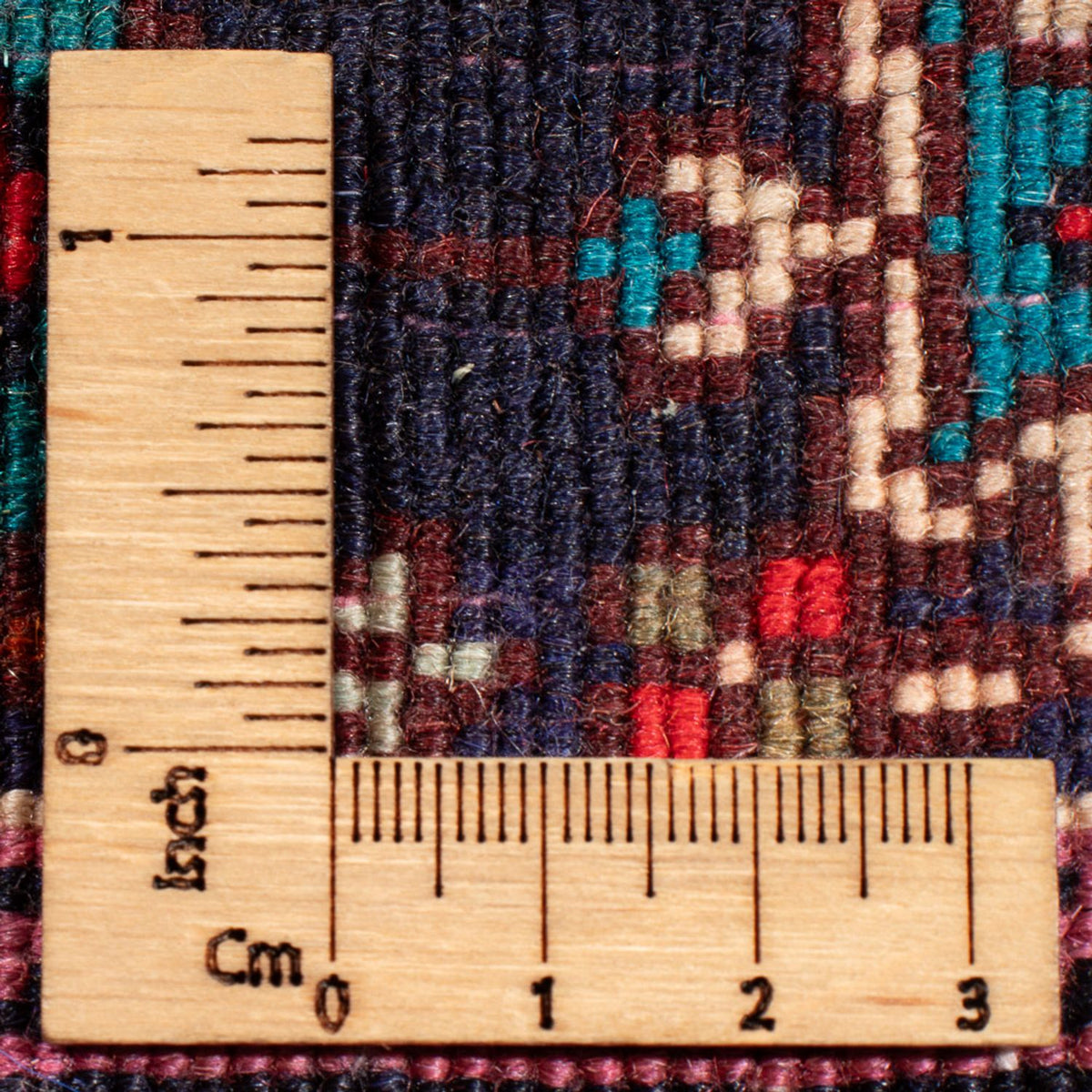 Perski dywan - Nomadyczny - 88 x 48 cm - czerwony