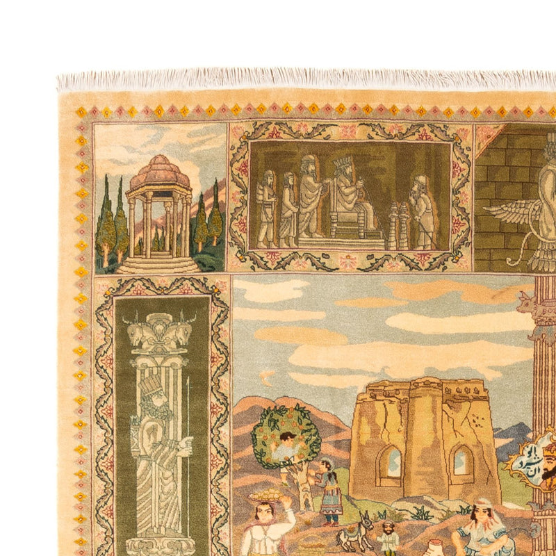 Perserteppich - Täbriz - Royal - 263 x 175 cm - mehrfarbig