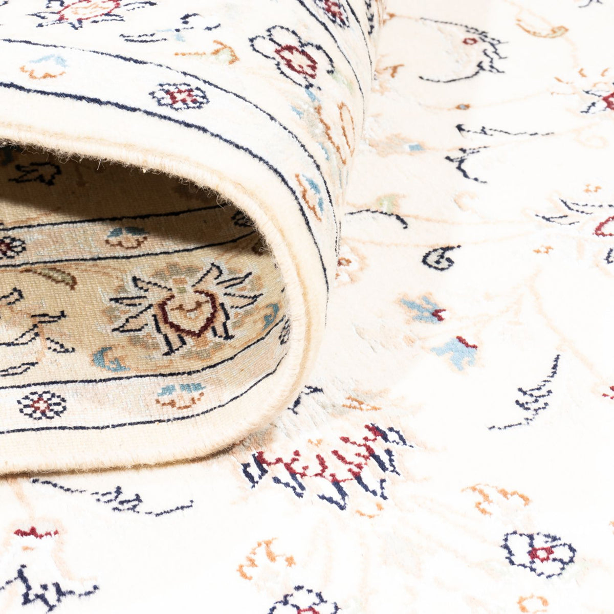 Dywan perski - Nain - Premium - 157 x 110 cm - kremowy