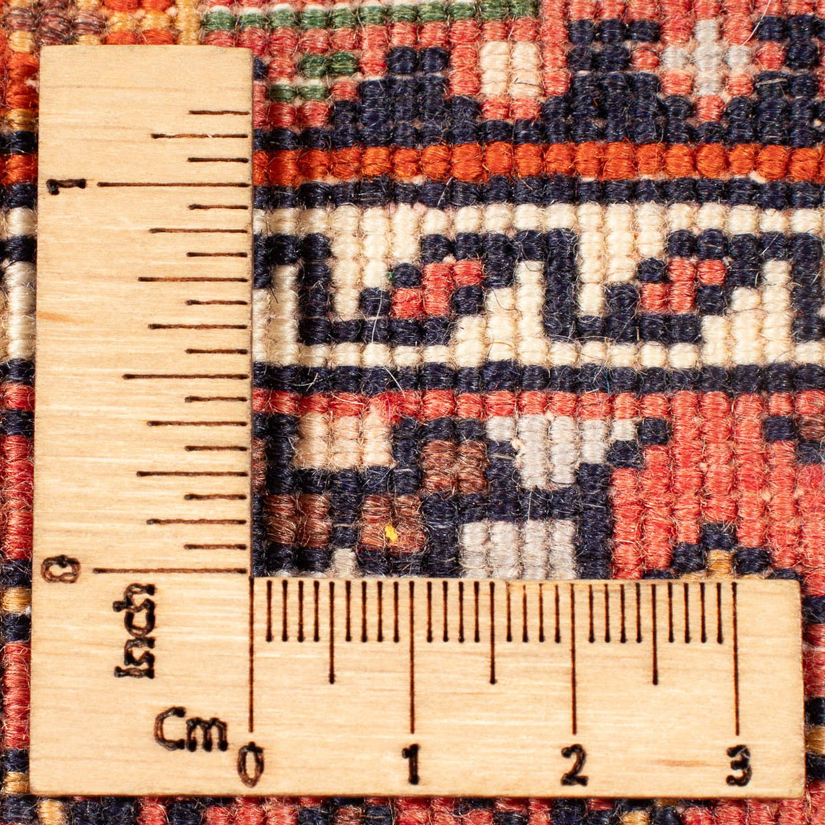 Perski dywan - Nomadyczny - 80 x 45 cm - kremowy