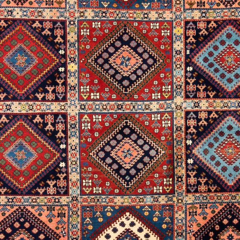 Perski dywan - Nomadyczny - 305 x 202 cm - bordowa czerwień