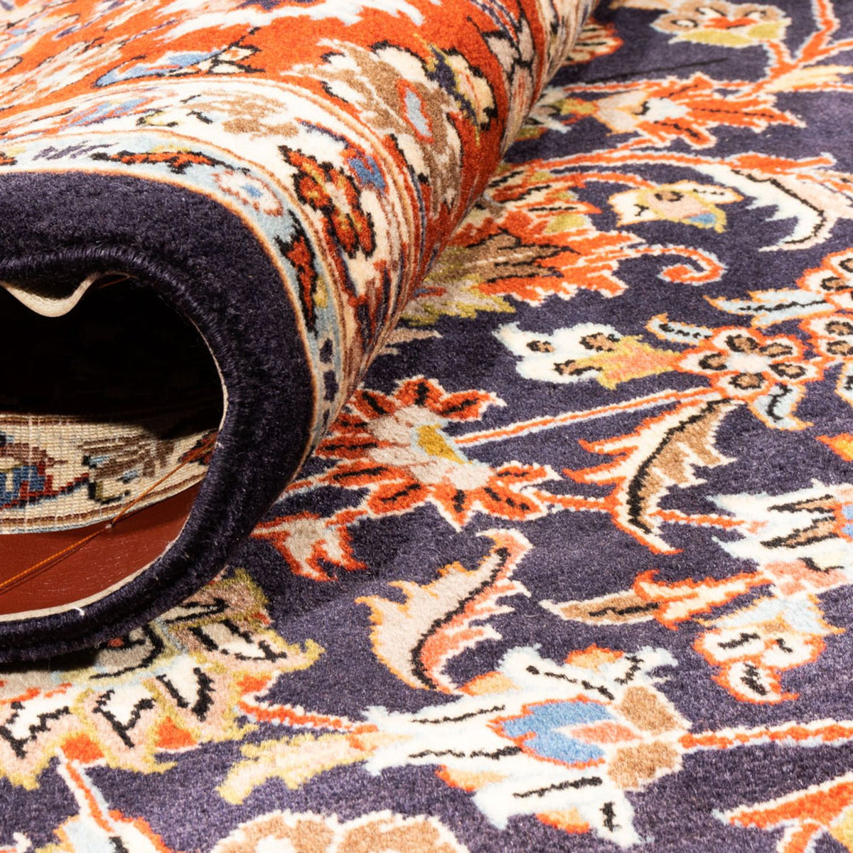 Dywan perski - Klasyczny - 268 x 223 cm - ciemny beż