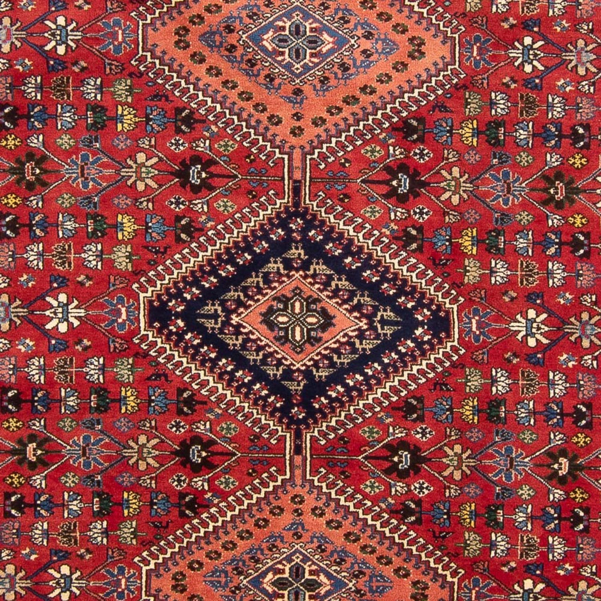 Perski dywan - Nomadyczny - 300 x 208 cm - czerwony