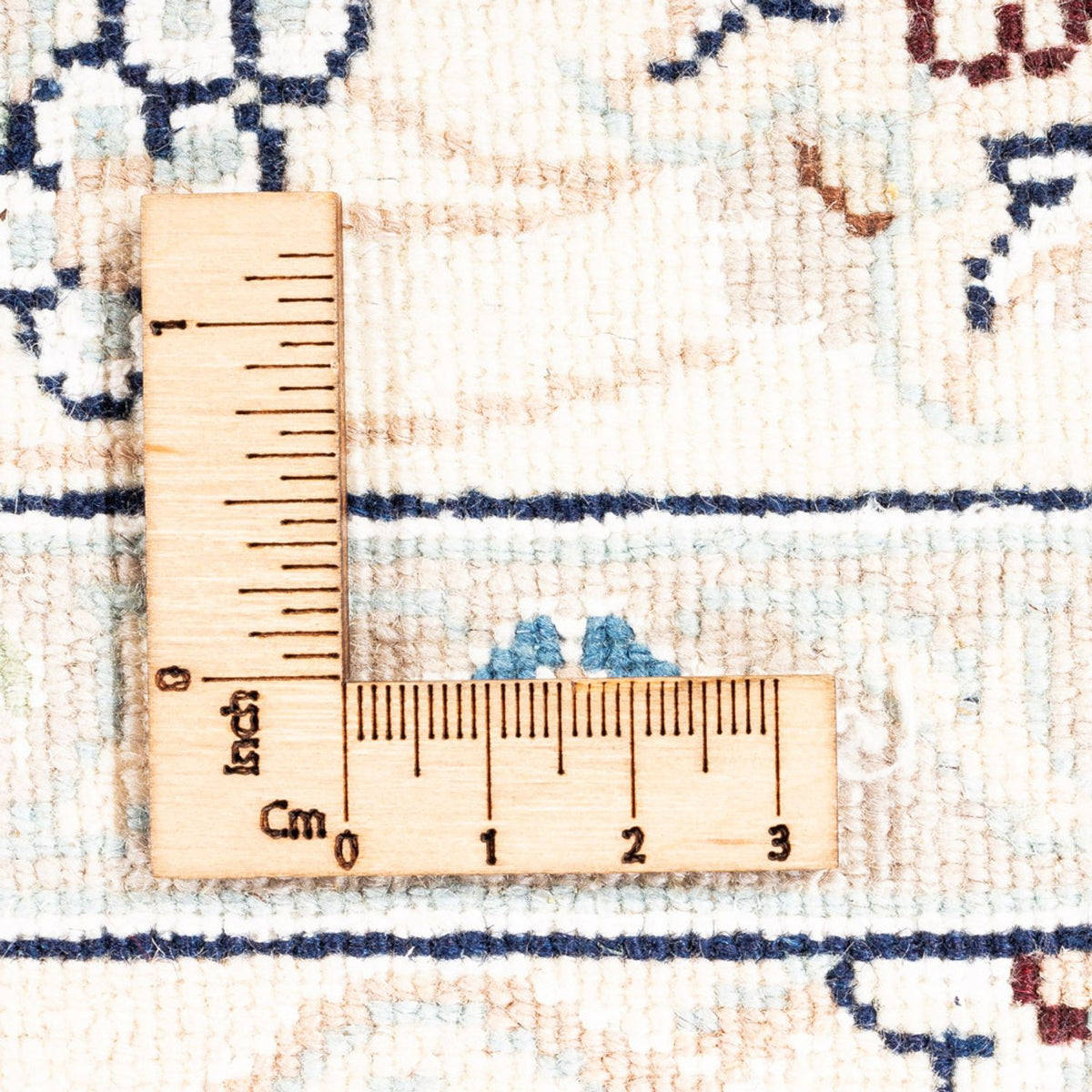 Dywan perski - Nain - Premium - 157 x 108 cm - kremowy